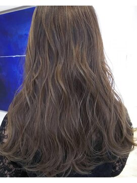 スピンヘアワークス(Spin Hair Works) 極細ハイライト×ブルージュ