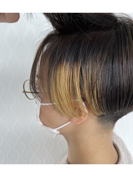 シーエーペッツ(CA-PETZ) 【カッコよさ3倍】ショートのインナーカラーがかっこいい！