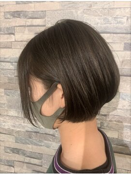 ヘアーサロン モンクール(hairsalon mon'coeur) 『 ショートボブ×アッシュグレージュ 』丸みショートstyle♪