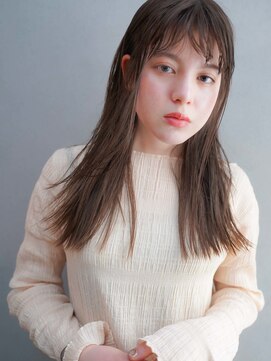 カンナ(Canna) エアリーミディ/ショートパーマ/黒髪/ホワイトアッシュ/TOKIO