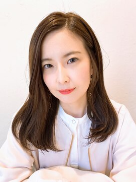 ザブックハンドサロン(The book hand salon) ブラウン×セミロング
