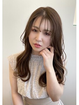 シノヤ 米沢春日店(Shinoya) 韓国スタイルにも◎顔周りレイヤーカット×明るめブラウン