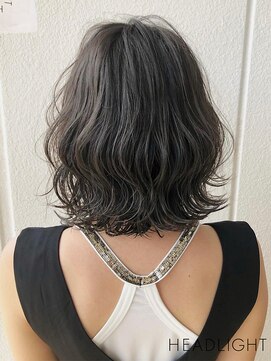 アーサス ヘアー デザイン 鎌ヶ谷店(Ursus hair Design by HEADLIGHT) アッシュブラウン×くびれボブウェーブ_851S1415