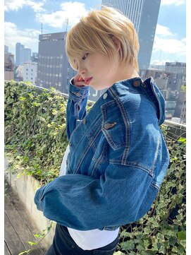 バンプ ギンザ(BUMP GINZA) 白髪ぼかしハイライト/絶壁解消/ひし形大人ショートボブ/聖