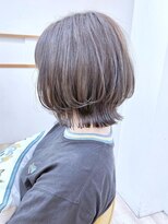 モリオ フロム ロンドン 成増店&nbsp;【morio成増 芹澤】ミディアムくびれボブ 髪質改善カラー