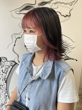 ニュード(niud) フェイスフレーミングカラー