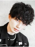 ニュアンスパーマ/フェザーパーマ/シャドーパーマ[メンズ/眉毛]