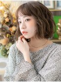 波巻きくせ毛風春パーマ小顔エアリーミディh2大宮20代30代40代!