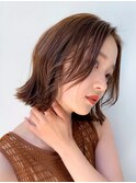 小顔◎顔周り前髪カットレイヤーカット/ショートボブ[門前仲町]