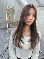 サイン 渋谷(SIGN)&nbsp;ザクザクレイヤーカット巻き方簡単ミディアムロング韓国渋谷