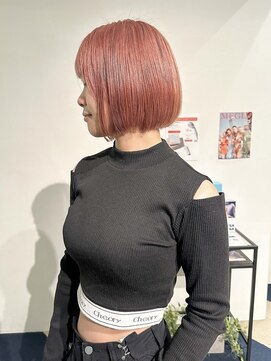 ラパンセノアール(LA PENSEE NOIR) ボブ×ベビーピンク