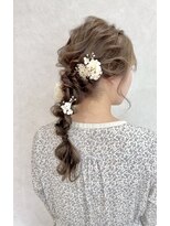 シーム(Seamu) 花嫁編みおろしヘア♪