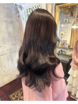 トロニー(TLONY) ブリーチなしカラー/ほんのりラベンダーピンク/渋谷美容室