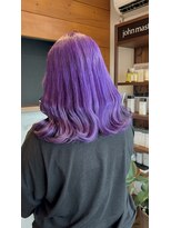 リドルヘアー 石井町店(Riddle HAIR)&nbsp;ラベンダーダブルカラーインナーカラーブリーチ