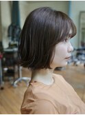 ◆ボブ/ミニボブ/銀座/ワンカール/ニュアンスカール/ベージュ