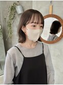 くびれボブオリーブベージュ