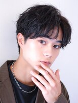 メルト 吉祥寺(melt)&nbsp;【早坂駆留】センター分けニュアンスパーマハーフアップバング◎