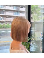 シア 新越谷店(SHEER)&nbsp;ミルクティーグレージュ×ぷつっとボブ