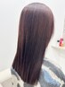 《圧倒的美髪へ》美髪髪質改善トリートメント+カラー+カット￥26800→￥21000