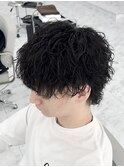 縦落ちパーマ×ツイストスパイラル×マッシュ【広島】