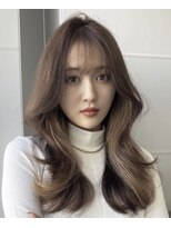 アリエッタ アザブ(ARIETTA AZABU)&nbsp;aRietta麻布＊中韓くびれレイヤー×インナーカラー×ベージュ