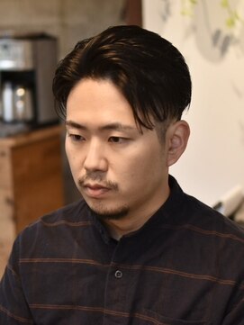 リム メンズヘア(LIM men's hair) 渋髪6:4分けセンターパート【メンズカット/ヘア/倉敷/中島】