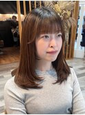 ワンカールで可愛いレイヤースタイル