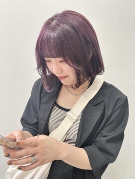 シエテ 津田沼(Siete) ホワイトグレージュ/デジタルパーマ/チェリーブラウン/津田沼