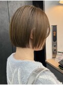 【GEEKS渋谷】ショートボブ/伸ばしかけ/ナチュラル/オリーブヘア