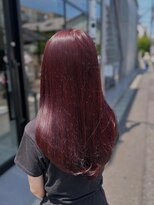 フリーラ 表参道(freera)&nbsp;ブリーチなしダブルカラーカシスピンク暖色カラー髪質改善