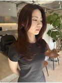 【marfe】レイヤーカット＿ロングレイヤー＿セミロング