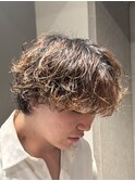 渋谷サーフカールシャドウパーマ波巻きツイストスパイラル無造作