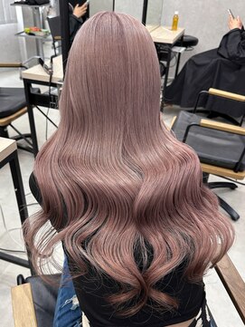 ロウル 渋谷(LOWRL) ピンクミルクティー/ケアブリーチ/渋谷