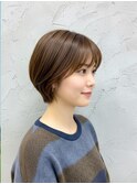 ボブ×20代30代40代×ヘイリーボブ×チョコレートブラウン