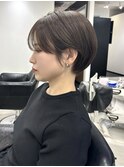 丸みショート　博多美容室