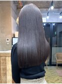 ブリーチ無し　グレージュ　髪質改善