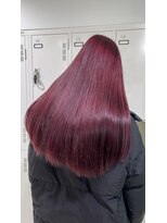 アッシュ 吉祥寺店(Ash)&nbsp;【ダメージ毛・トーンアップ履歴・ブリーチ履歴】高発色な赤みを