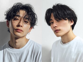 ハート 新子安店(HEART)の写真/Men's MENU◎フェード×シャドウパーマで垢抜け[髪質改善/白髪染め/白髪ぼかし/ハイライト/インナーカラー]