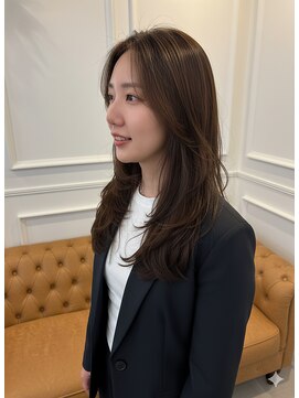 レト 梅田店(LETO) 大人くびれレイヤー×透明感ベージュ