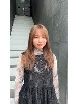 アクルヘアーバイテソロ(AKUR hair by tesoro)&nbsp;レイヤー×ミルクティ
