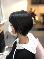 ナンバーフォーナチュラル(NO4 natural) 17. ウルフショート/黒髪ショート/似合わせ/ツヤ感
