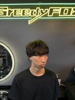グリーディーフォックス 三軒茶屋(GreedyFOX) 波巻き/マッシュパーマ/ウルフ/ハイライト<理容室>三軒茶屋