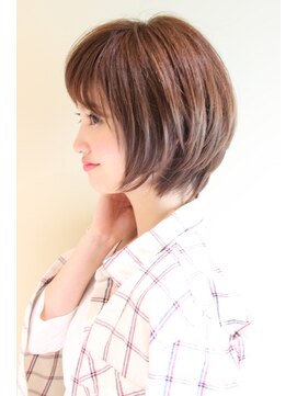 レウナ 外苑前(Reuna) 黒髪アッシュ★サイド美シルエットショート