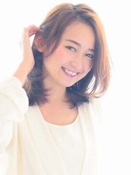 ヘアーサロン ラフリジー(Loufreasy) 伸ばしかけにも○♪ワンカールとろみミディ