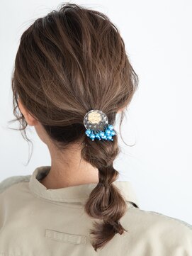 ヘアーサロン ラフリジー(Loufreasy) 結婚式や二次会のお呼ばれヘア♪編み込みたまねぎアレンジ