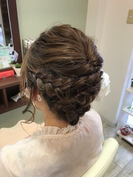 ヘアーズ ジール(hair's Zeal) 結婚式セット☆編み込みスタイル