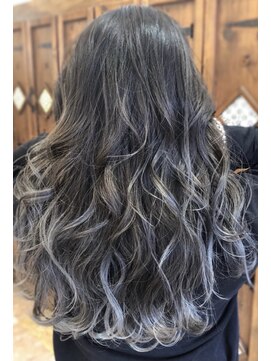 クレドガーデン 浦和店(CRED GARDEN) 外国人風バレイヤージュアッシュベージュ×デジタルパーマaa