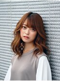 ゆるふわセミロングヘア