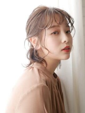 アース 三軒茶屋店(HAIR&MAKE EARTH) 三軒茶屋_レディース_ロング_コテ巻き_ヘアアレンジ_ヘアセット_