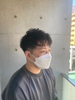 メンズサロン ウエストサイドカットクラブ(Men's West Side Cut Club)&nbsp;2ブロック×パーマスタイル